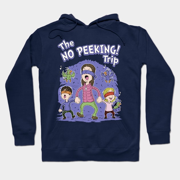 The No peeking trip Hoodie by Firebrander